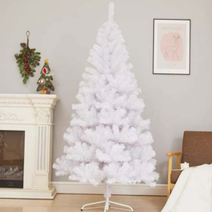 white artificial christmas tree (210cm)