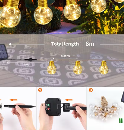 bulb string light (7m) bulb string light (7m)