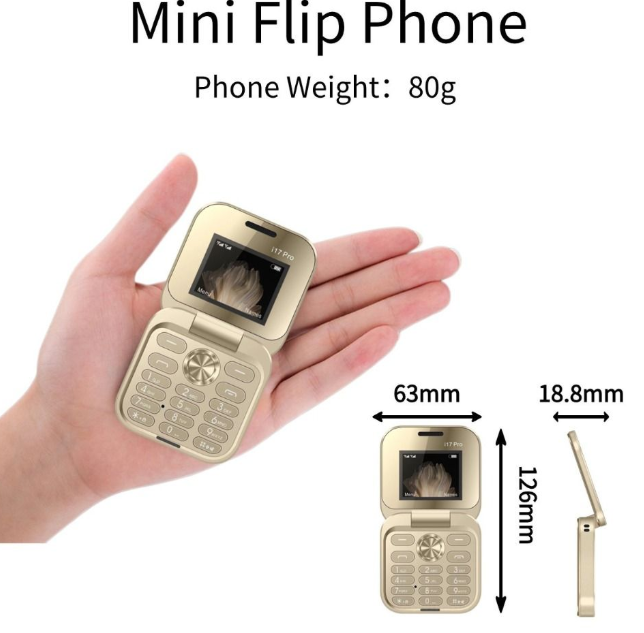 mini dual sim 2g flip phone