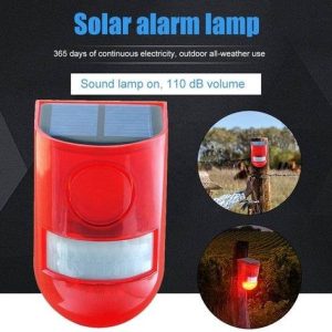 solar sound and light warning light