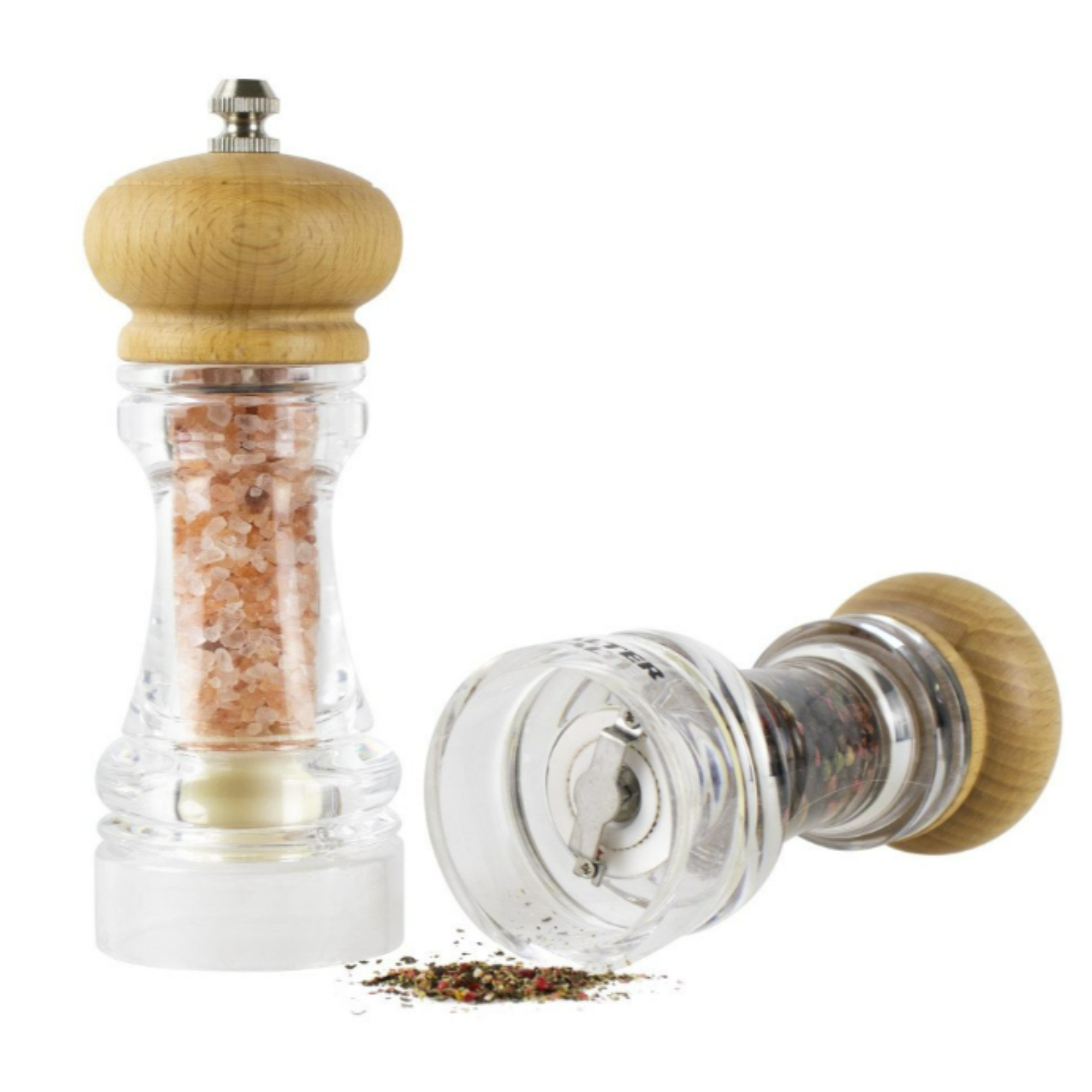 premium acrylic wood seasoning mill grinder (each)
