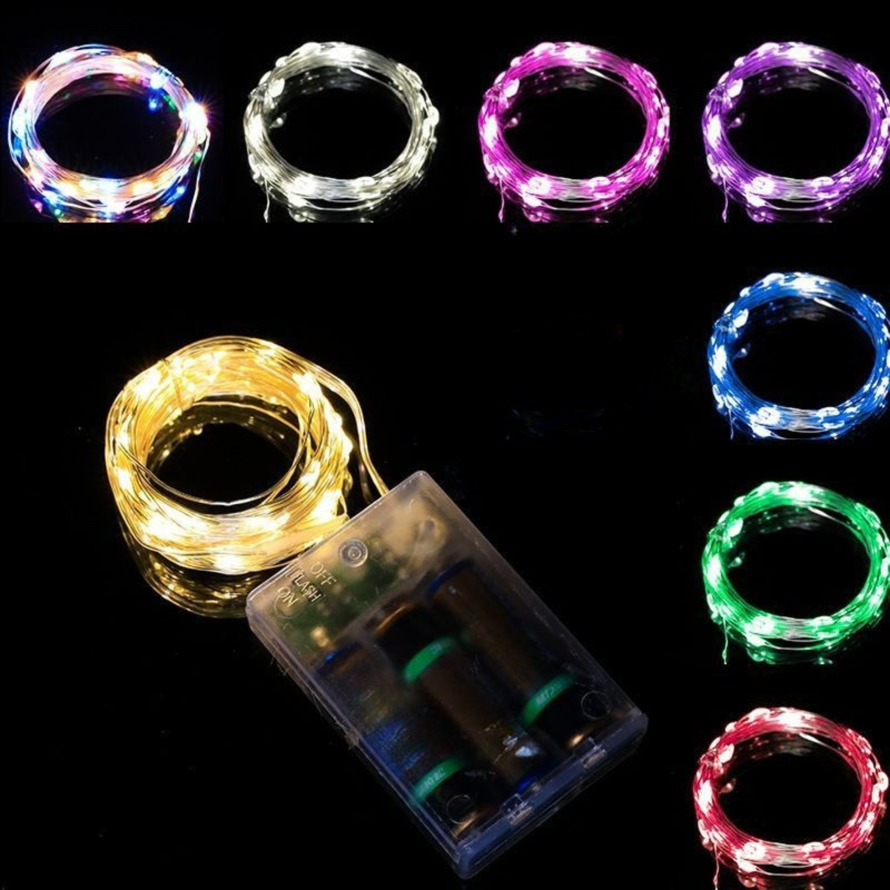 led string lights (battery) led string lights (battery)