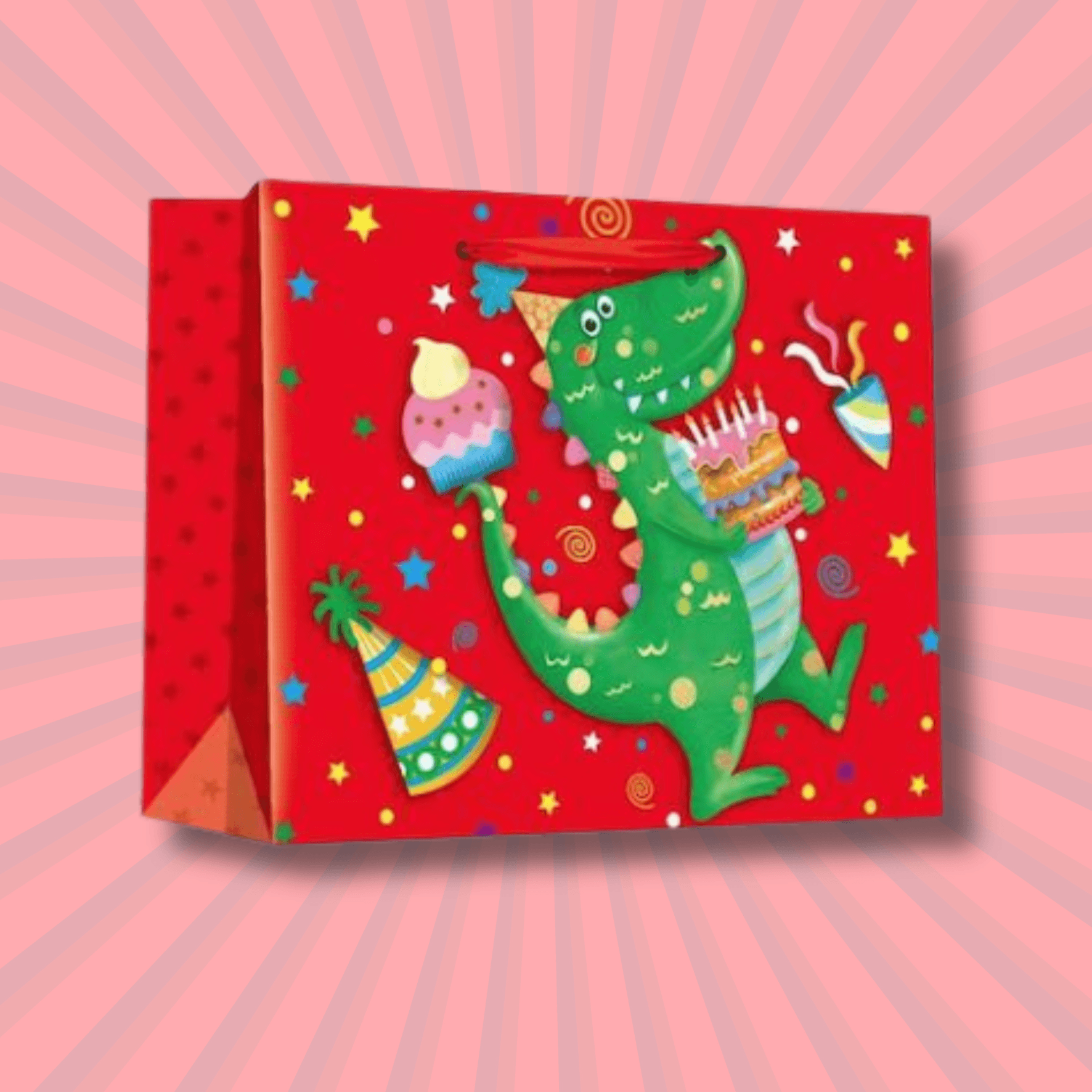 dinosaur gift bag (medium) dinosaur gift bag (medium)