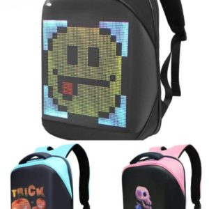 tech trend led backpack 15l