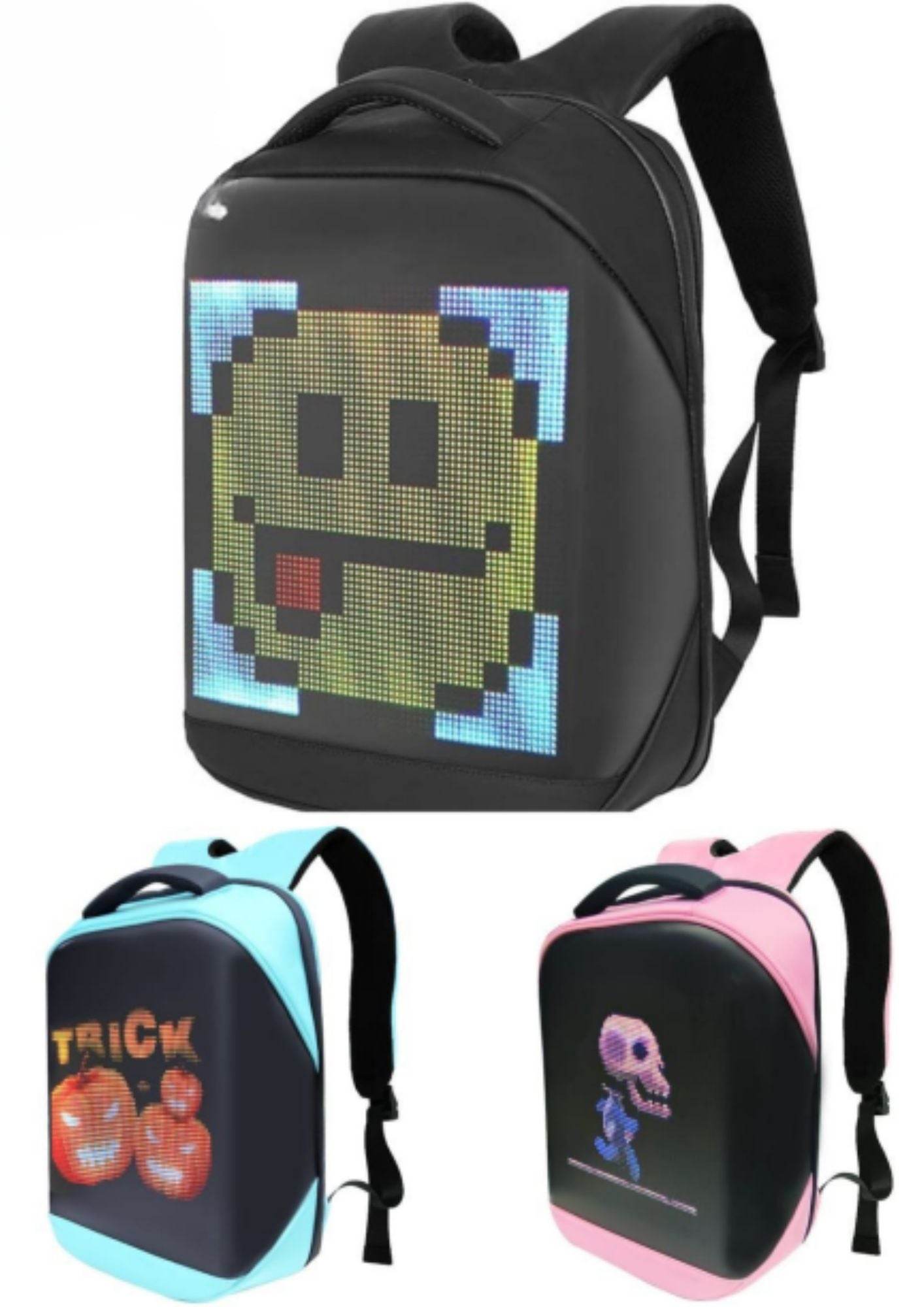 tech trend led backpack 15l