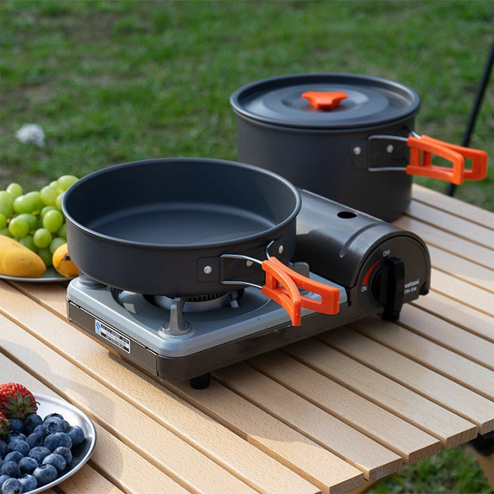 aluminum camping cookware set (2pcs) aluminum camping cookware set (2pcs)