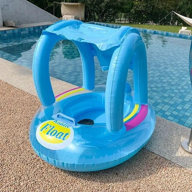 baby pool float with sunshade baby pool float with sunshade