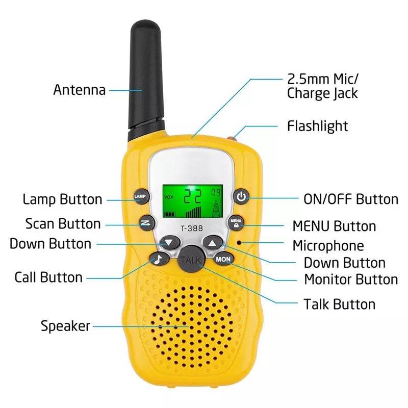 Little Explorer Walkie Talkie Set (3km Range)(2 pcs) Little Explorer Walkie Talkie Set (3km Range)(2 pcs) - Image 9