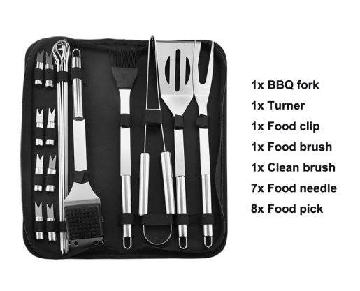 camping braai bbq tools set (20 pcs) camping braai bbq tools set (20 pcs)