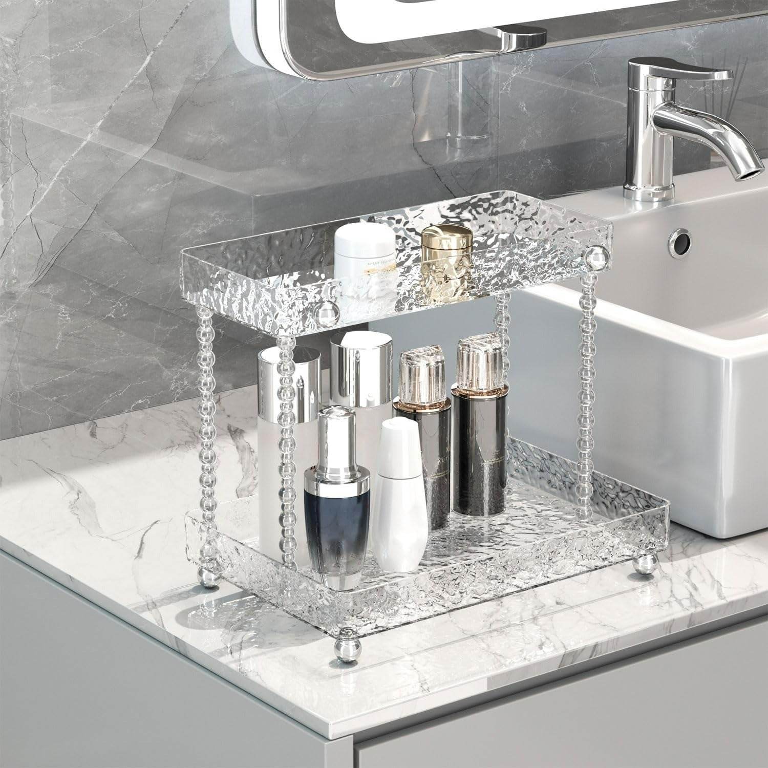 bathroom make up organiser (2 tier) bathroom make up organiser (2 tier)
