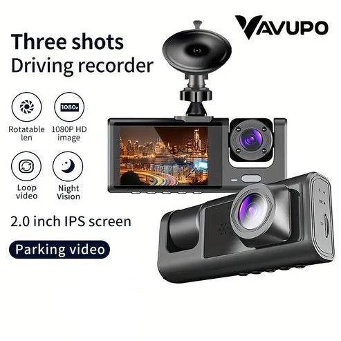 3 channel 1080p mini vehicle dash cam 3 channel 1080p mini vehicle dash cam
