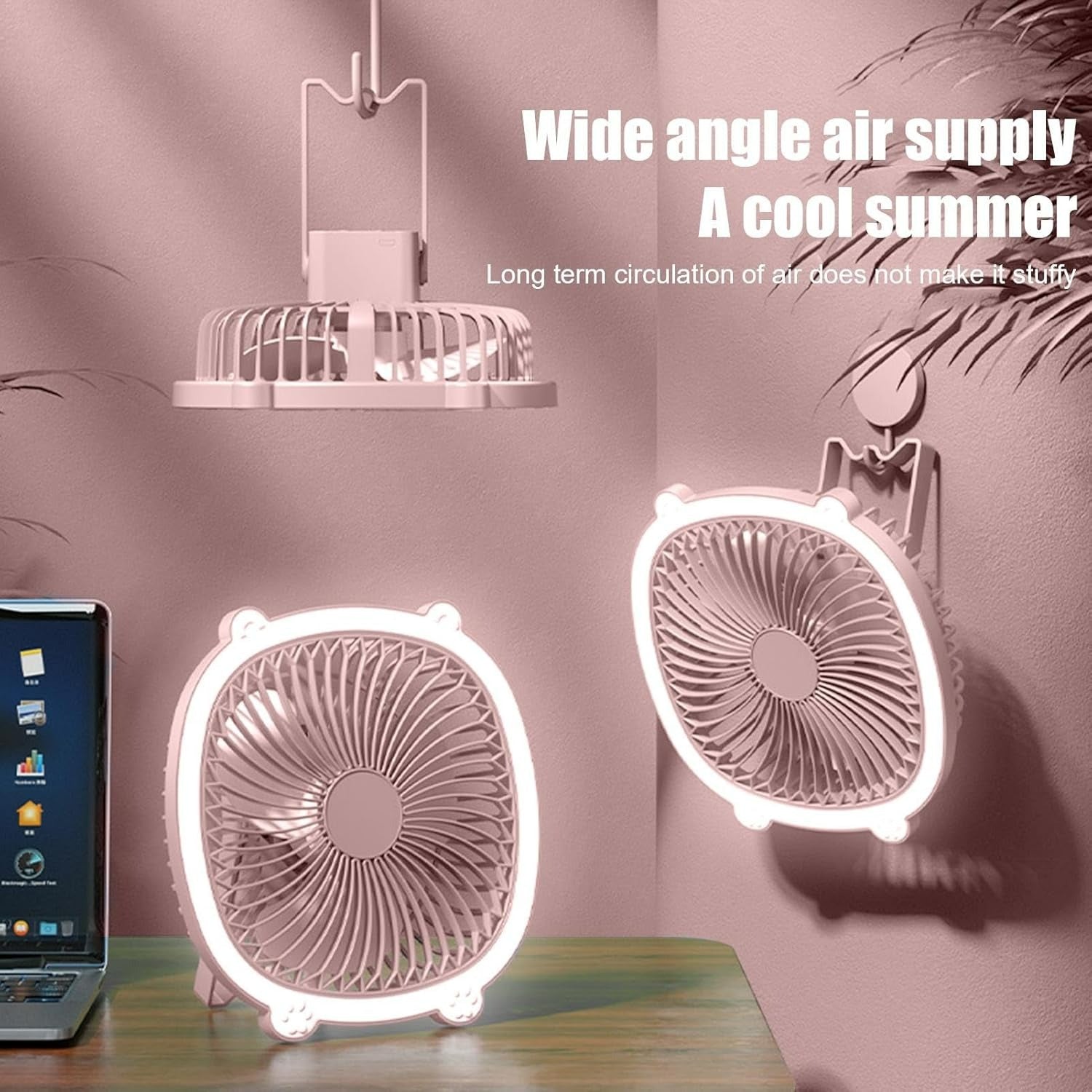 Gentle Breeze Summer Desktop USB Fan Gentle Breeze Summer Desktop USB Fan - Image 2