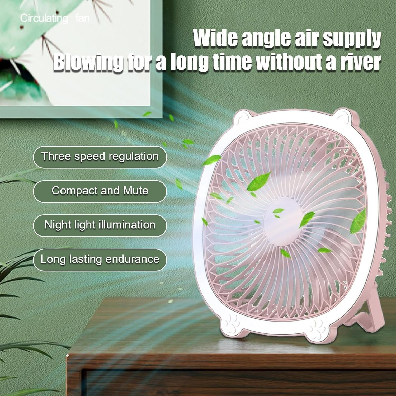 Gentle Breeze Summer Desktop USB Fan Gentle Breeze Summer Desktop USB Fan - Image 4