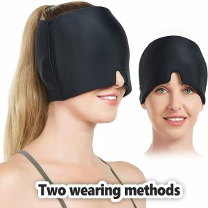 reusable cold hot therapy migraine relief cap