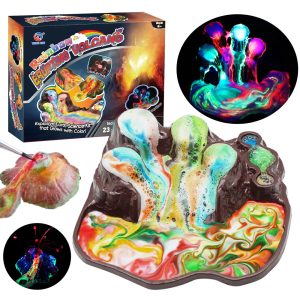 glow in the dark volcano eruption kit