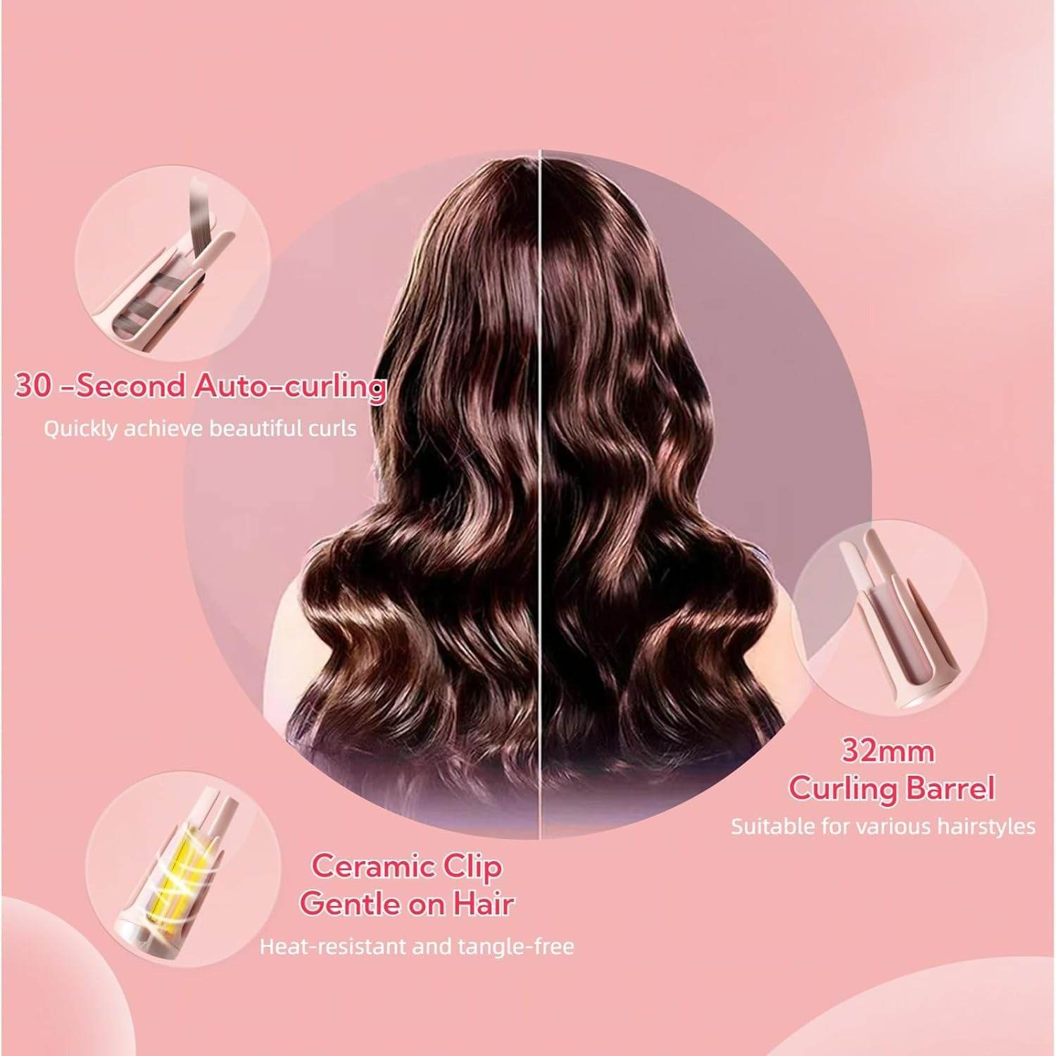 automatic rotating curling iron automatic rotating curling iron