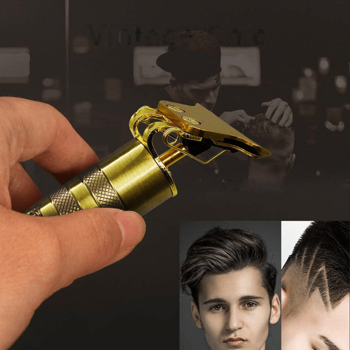 cordless hair clipper and beard trimmer