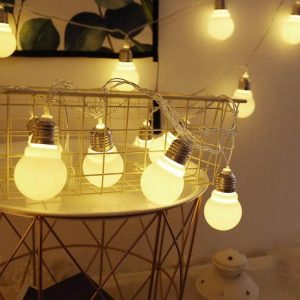 bulb string lights (10l)(3m)(yellow)
