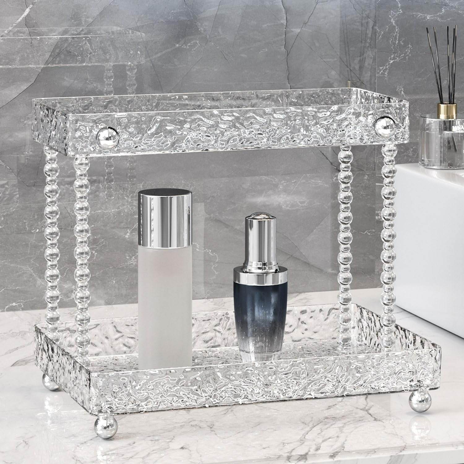 bathroom make up organiser (2 tier) bathroom make up organiser (2 tier)