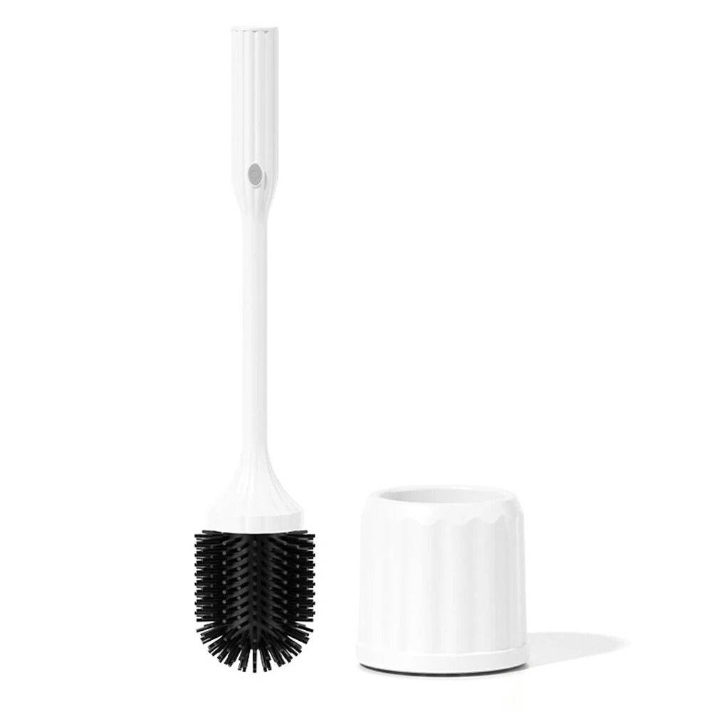 wireless electric silicone head toilet brush
