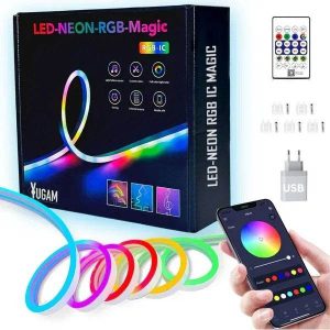 led rgb indoor strip light with remote control (5m)