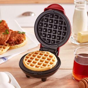 compact non‑stick mini waffle maker