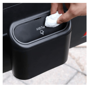 portable car trash bin and storage box