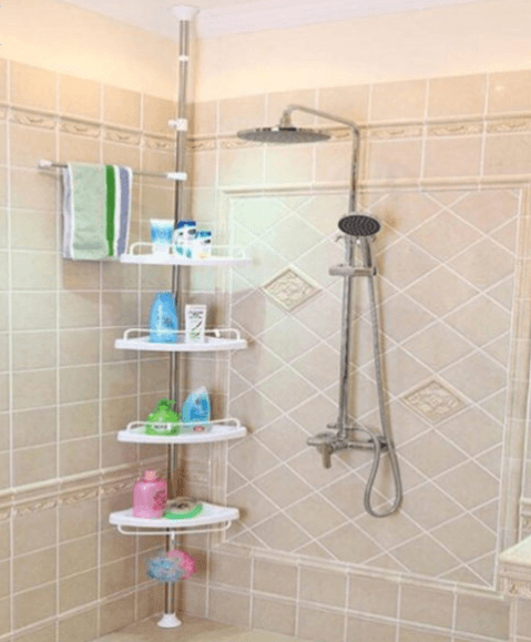 adjustable multi corner shelf