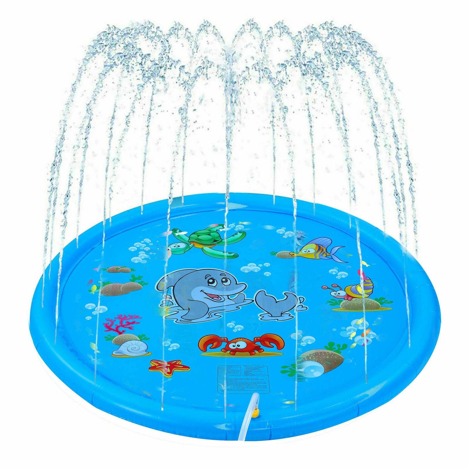 inflatable round water splash play fountain for children (1m)