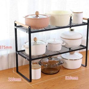 multifunctional steel rack (2 tier)