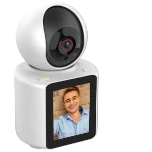 2 way wireless one click video call nanny cam with 2.8" screen
