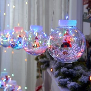 santa claus style multi colour string light (3m)