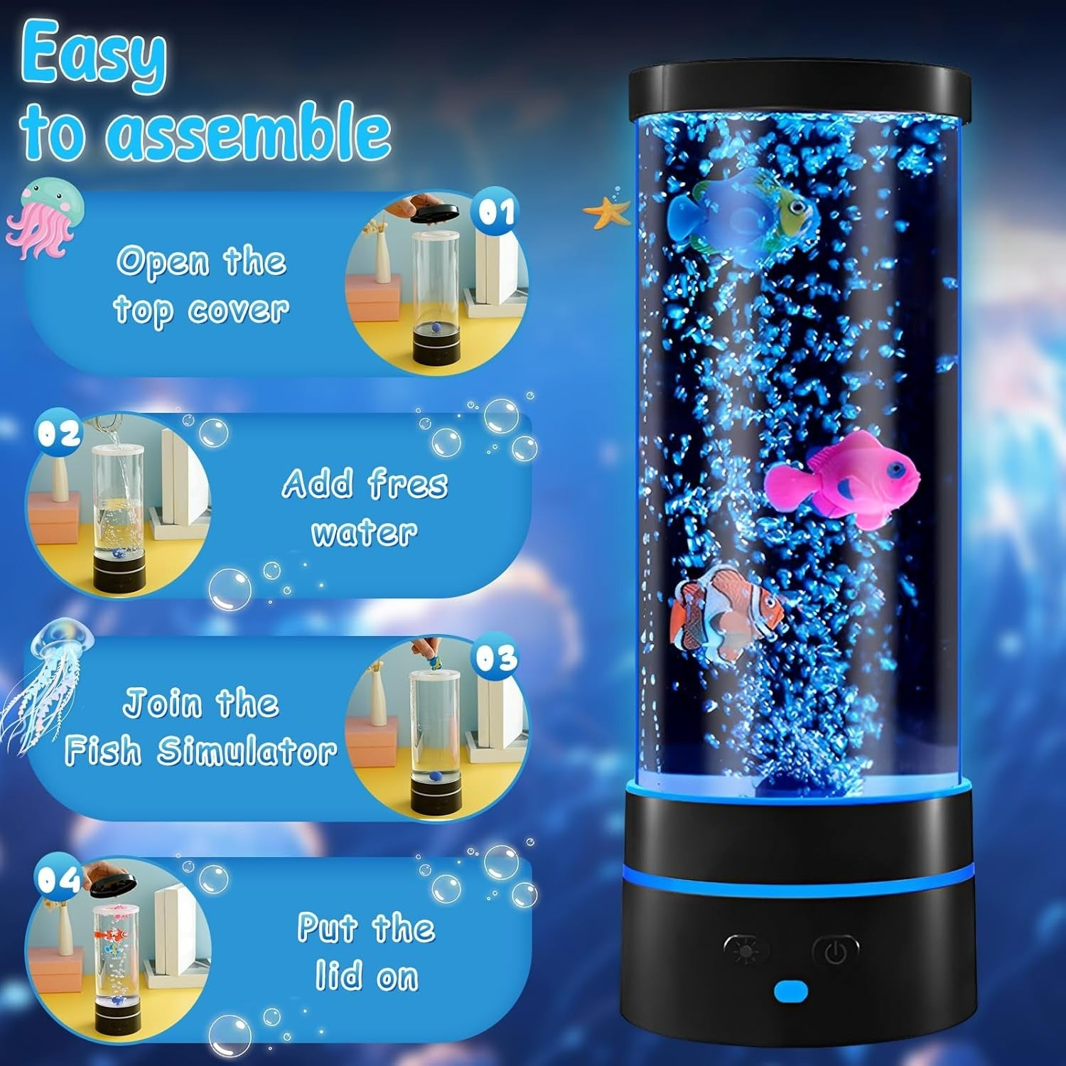 fish bubble mood lamp fish bubble mood lamp