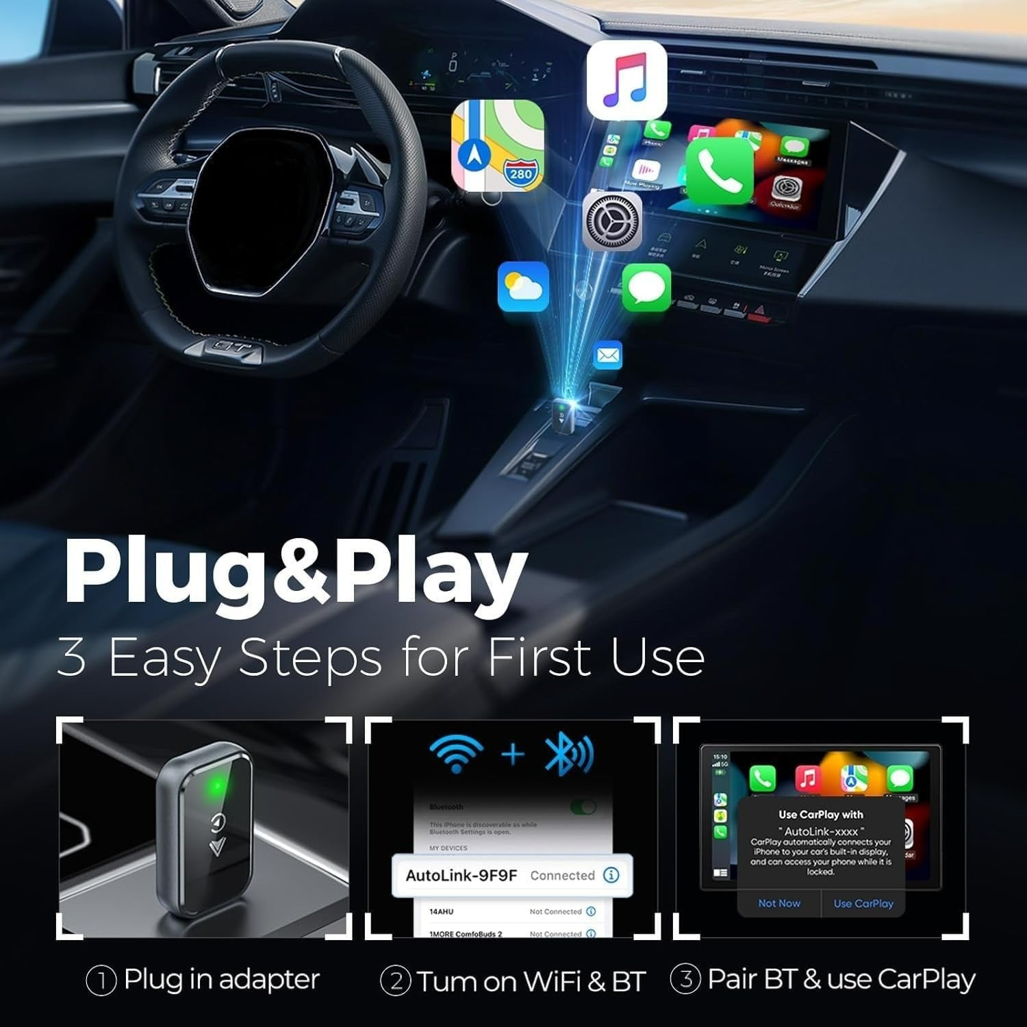 2in1 wireless carplay and android auto adapter 2in1 wireless carplay and android auto adapter