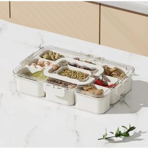 sealed snack container (9 compartments)