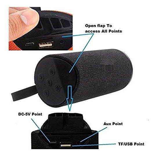 s4 Splash-Proof Portable Bluetooth Speaker – Portable Wireless Speaker - Image 3