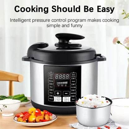 silver crest 6l digital smart pressure cooker silver crest 6l digital smart pressure cooker