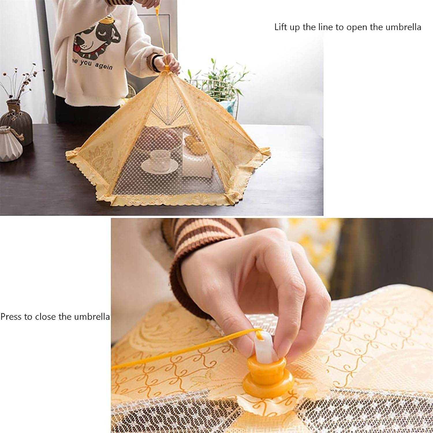large ventilated food plate dish cover (80cm) large ventilated food plate dish cover (80cm)