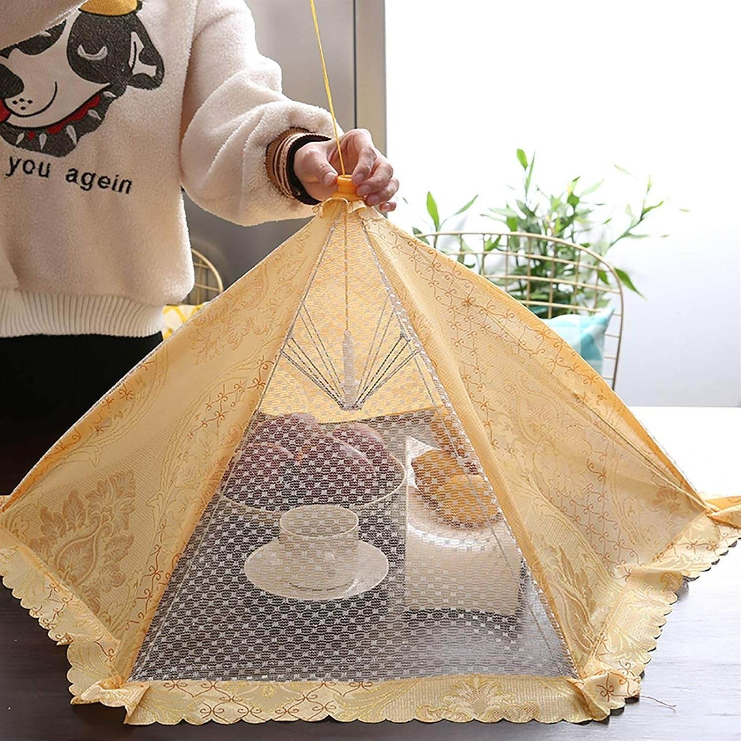 large ventilated food plate dish cover (80cm) large ventilated food plate dish cover (80cm)