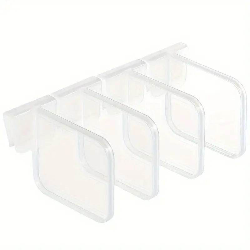 adjustable refrigerator space dividers (4 pcs)