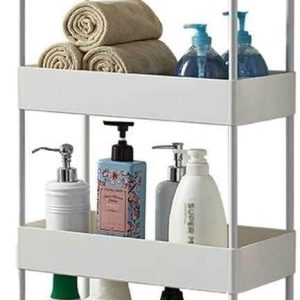 multipurpose space saving side shelf trolley (4 tier)