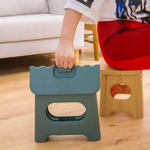 folding step stool with handle