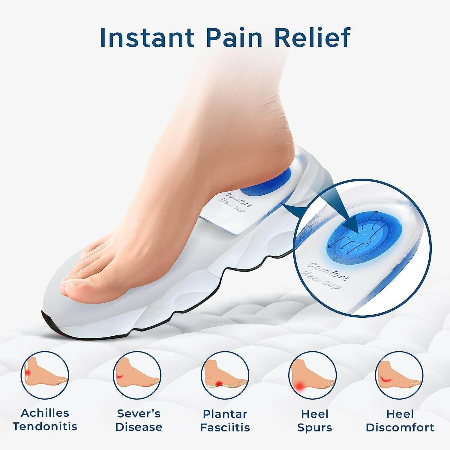 Silicone Healthy Heel Insole (2 pcs) - Image 3