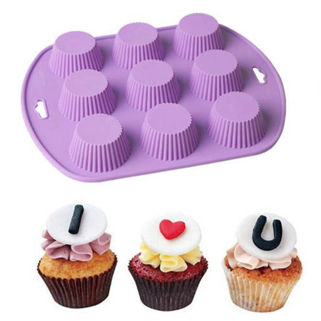 Silicone Cupcake Mold (9 cups) - Image 5