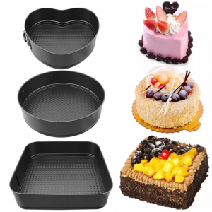 Shape Variety Cake Mould Set (3 pcs)