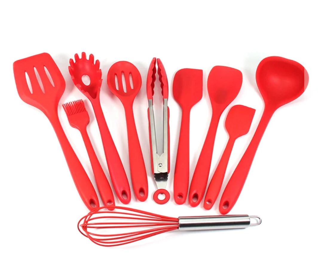Silicone Cooking Utensils Set (10 pcs) - Image 2