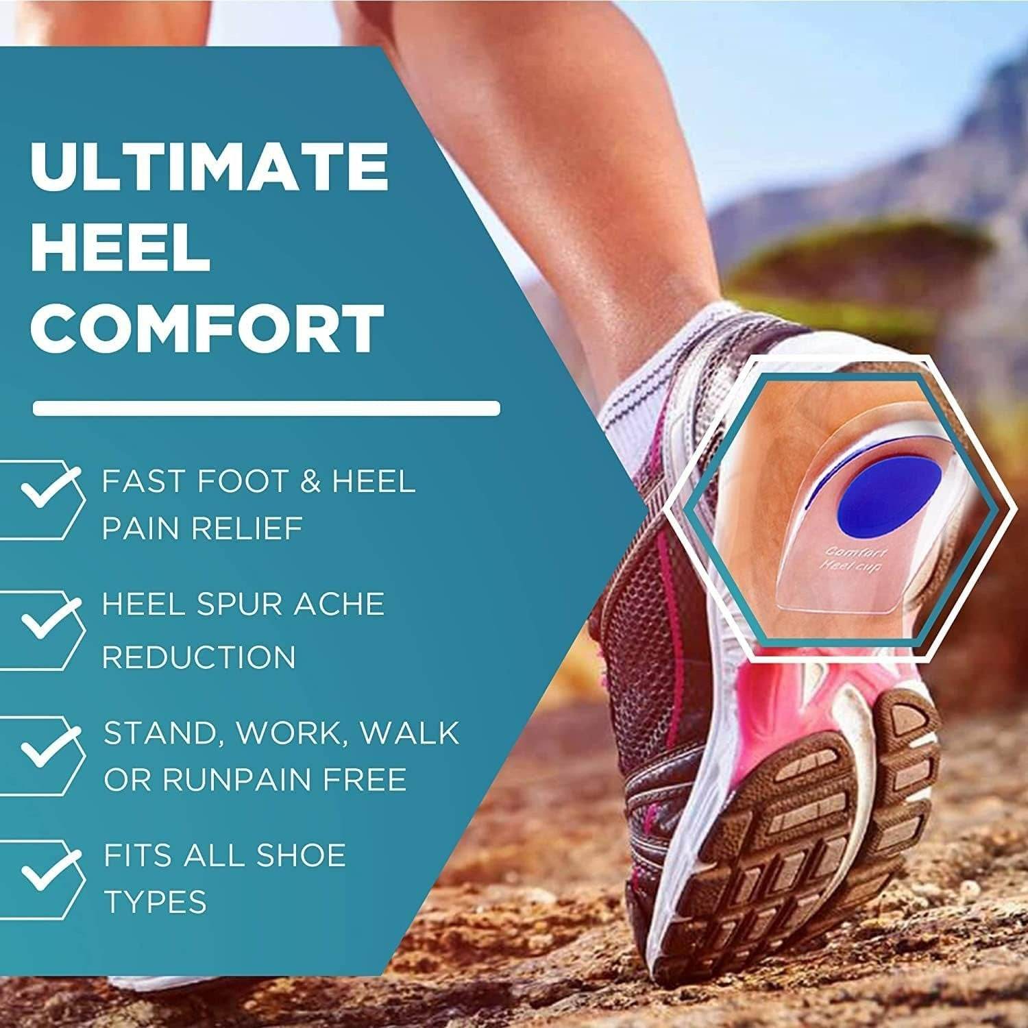 Silicone Healthy Heel Insole (2 pcs) - Image 4