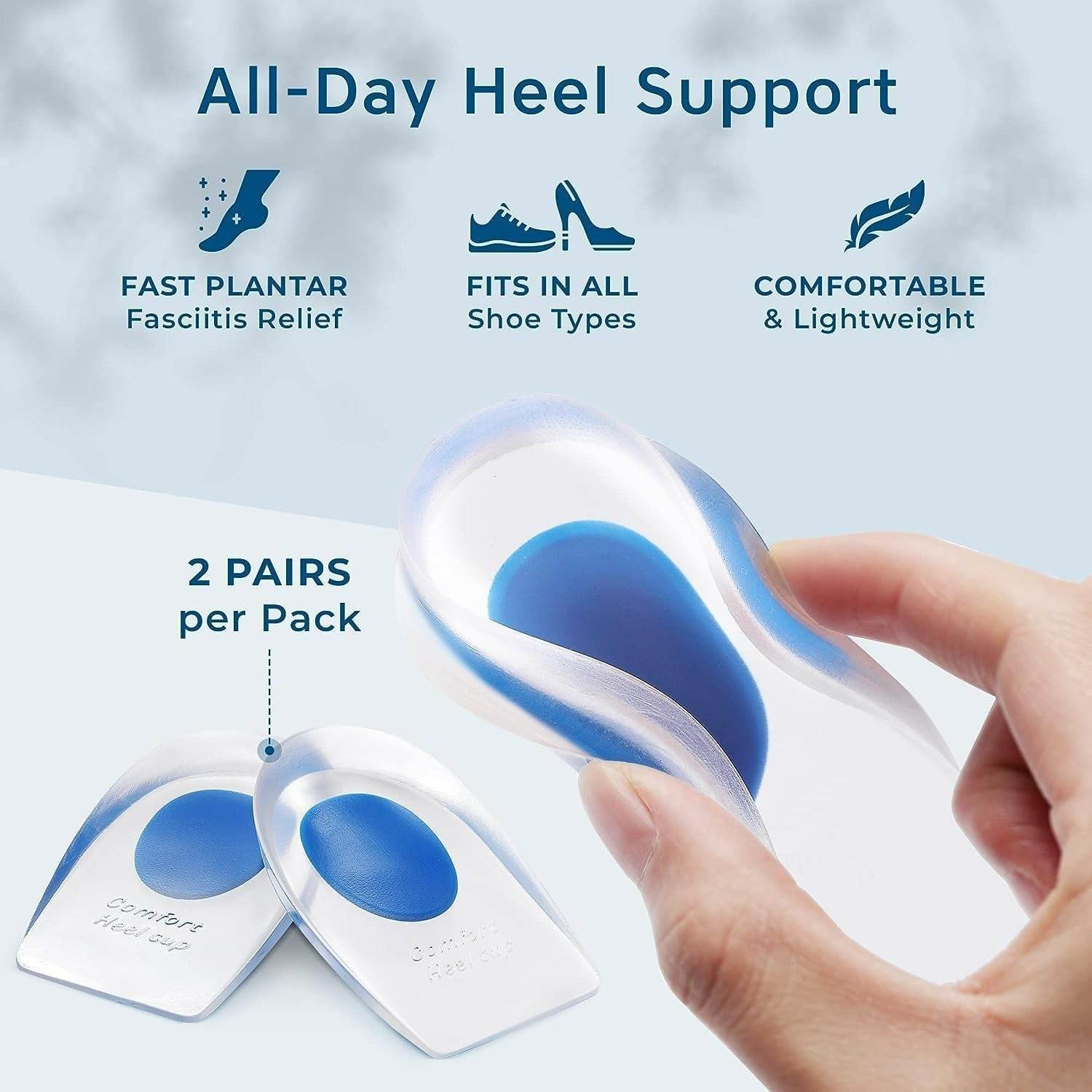 Silicone Healthy Heel Insole (2 pcs) - Image 2