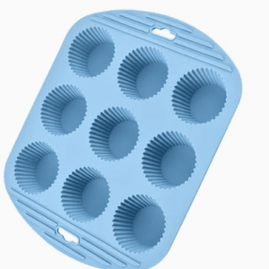 Silicone Cupcake Mold (9 cups)