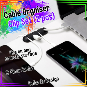 Cable Organiser Clip Set (2 pcs)